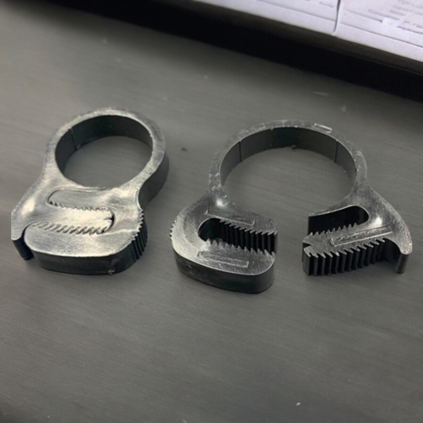 Хомут силовой пластиковый для соединения элементов круглой формы «Клип-Трек» («Clip-Track»)﻿ Ø18-15